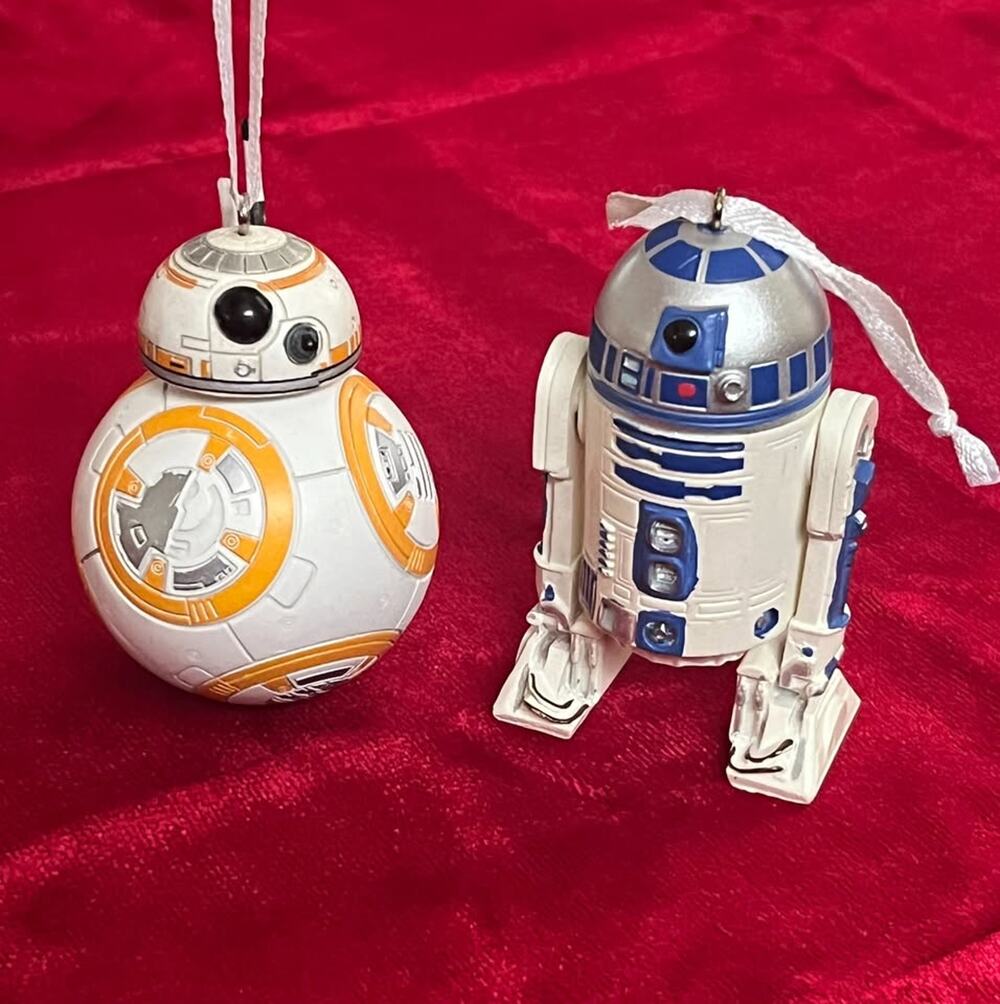 Star Wars Droid Christmas Ornaments: R2-D2 and BB-8